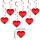 thumbnail image 3 of Fiudx Colgante de Corazón de San Valentín, Espirales de Papel de Aluminio Preencordados, Decoración Romántica para Fiestas, Adorno Colgante Reutilizable, Perfecto para San Valentín, Aniversarios, Ofi, 3 of 3
