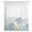 Blue,White, variant on Coastal Corals Sheer Curtains 45" Long for Bedroom, Beach Starfish Conch Marine Rustic Blue Light Filtering Privacy Drapes, Breathable Semi Sheer Short Window Treatment for Kitchen Cafe Bathroom