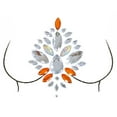 thumbnail image 1 of WREESH Exquisite Acrylic Chest Sticker Diamond Art Carnival Party Chest Decoration, 1 of 1