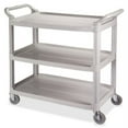 thumbnail image 2 of Impact Products 3-Shelf Bussing Cart 3 Shelf - 200 lb Capacity - 4" Caster Size - 40" Length x 20" Width x 38" Height - Gray - 1 Each, 2 of 2
