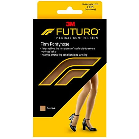 

Futuro Pantyhose for Women Firm Compression 20-30 mm/Hg Helps Improve Circulation to Help Minmize Swelling