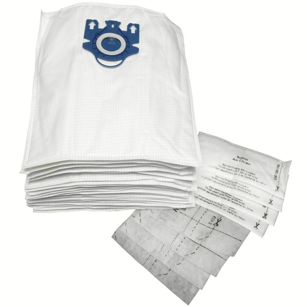 Microfiber Vacuum Bags Designed to Fit Miele GN Models 20pack with 8