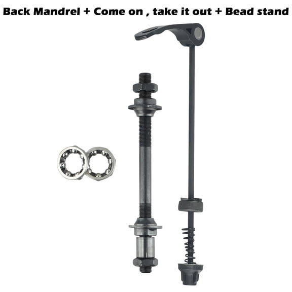 Bike Quick Release Skewers Set Front Rear Axle With 25Mm Hub Bearings For Mountain Bicycle Cycling Components Black Rear