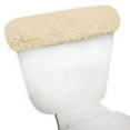 thumbnail image 6 of Home Weavers Allure Collection Cotton Toilet Tank Lid Cover for Bathroom, Soft Absorbent Non-Slip Tufted Fabric, Machine Washable Toilet Tank Top Cover, 10"x22" Ivory, 6 of 11