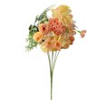thumbnail image 2 of LShunze Artificial Flowers, Silk Faux Flowers Yellow Roses Tulips Daisy Chrysanthemums Bouquets, Faux Flowers Arrangement for Home Living Room Party Wedding Offices Bookshelf Decorations, 2 of 8