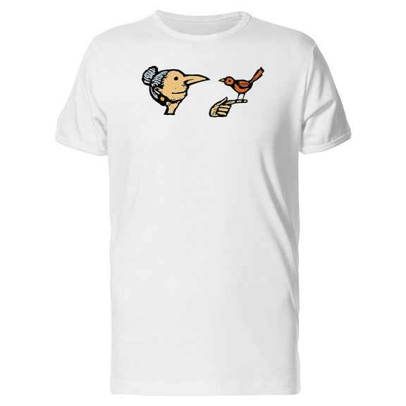 Senior Woman With Bird Tee Men's -Image by Shutterstock