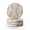 Gray, variant on ANHXN natural marble coaster, with anti slip cork backing, suitable for home gifts, weddings, and protecting tables from stains and scratches. Different colors to choose from