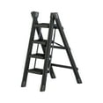 thumbnail image 3 of Folding Ladder Space Saving Non Slip Thickened Foldable Black Folding Step Stool Four layers, 3 of 8