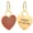 Brown, variant on Didog Personalized Dog Tag Stainless Steel Heart Pet ID Tags for Small Large Dogs Cats