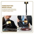 thumbnail image 3 of OUNONA Judges Hammer for Courtroom Use Multi Wood Hammer 1Set, 3 of 8