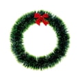 thumbnail image 2 of Clearance Under $1.26 Artificial Christmas Wreath With Bowknot For Front Door, 2 of 4