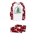 thumbnail image 2 of Santa's Tree Pattern Christmas Pajamas, Matching Family Outfits Adorable Christmas Pjs for Family - Ideal Family Matching Outfits for the Holidays (Red), 2 of 3