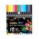 thumbnail image 1 of Inteprter 12 Colors Dual Tip Brush Pens Fine Set Markers Art Tip Dual Brush Pen & Impresoras 3D, 1 of 1