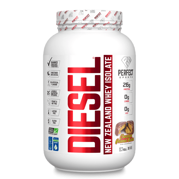 DIESEL New Zealand Whey Isolate Chocolate Peanut Butter 2LB 
