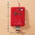 thumbnail image 4 of Toalla Mano Navideña 9 X 7 Pulgadas Baño Bordada para Secar () Rojo, 4 of 4