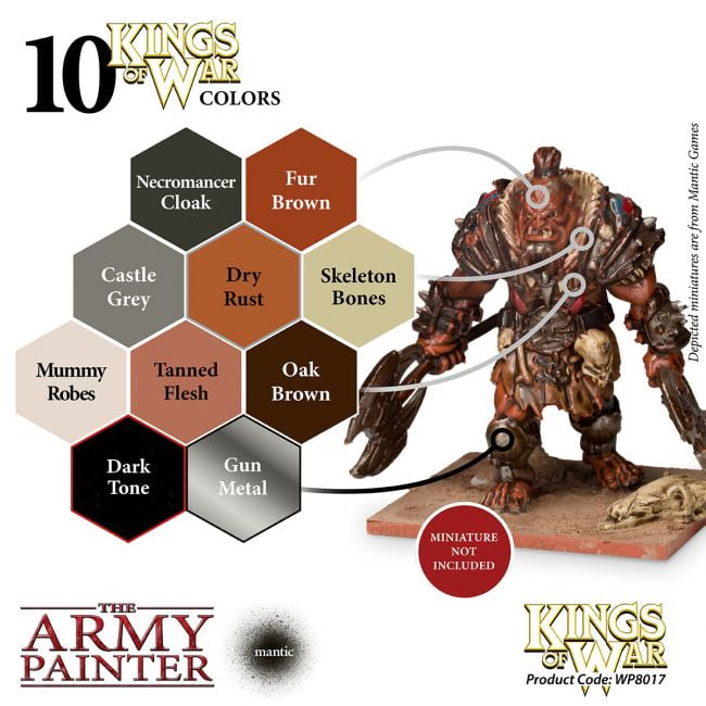The Army Painter Kings of War - Ogres Paint Set