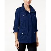 Style&Co Petite Utility Jacket (Ink, PXS)