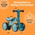thumbnail image 4 of Bicicleta Balance Retrospec Cricket Baby Walker de 12 a 24 meses, 4 of 7