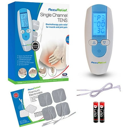 AccuRelief Single Channel TENS Therapy Electrotherapy Pain Relief System