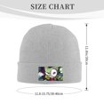 thumbnail image 3 of Cartoon Invader Zim Stretchable Knitted Beanie Hat Unisex Hat Daily Winter Thermal Soft Skull Cap For Men Women, 3 of 7