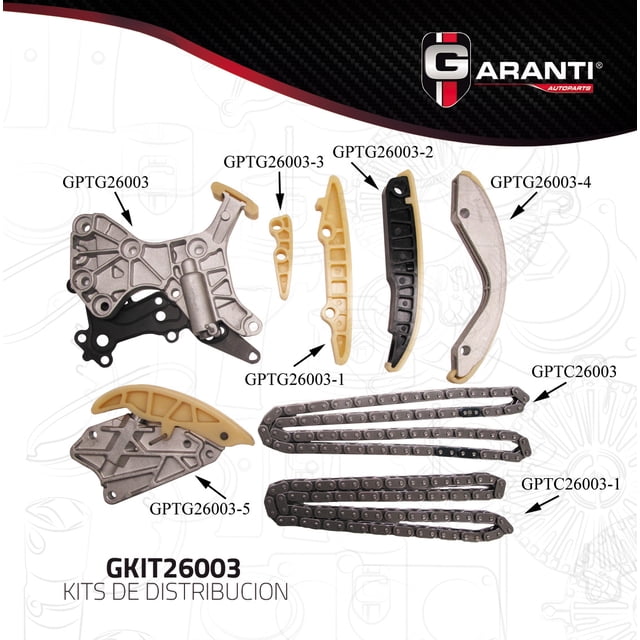 Kit Distribucion Garanti Para Volkswagen Golf 2010 - 2014