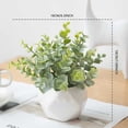 thumbnail image 3 of Halloween Decorations Outdoor Potted Plants Artificial Plants With Vase Artificial Leaves In Pots Green Faux Potted Plants For Desktop Greeny Home Decor, 3 of 4
