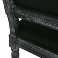 thumbnail image 6 of Noble House Robin French Wood Upholstered Dining Chair, Set of 4, Black, 6 of 9
