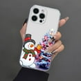 thumbnail image 3 of Christmas Pattern, 2.0 Transparent Full Package Thick Protective Phone Case, Shockproof Silicone Soft Rubber TPU Phone Case, Suitable For IPhone 7 To 15 Full Series, 3 of 5