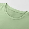 thumbnail image 4 of Zylanna Men's Casual T-Shirts, Crew Neck Solid Color Short Sleeve Fashion Shirts for Men Tee Mint Green Size 3XL, 4 of 8