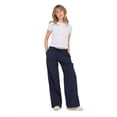 thumbnail image 2 of Forever 21 Women's Nylon Wide Leg Pant with Lace Trim, Sizes XS-XL, 2 of 5