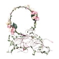 thumbnail image 1 of Diadema Flores Boho Zulema Corona Floral Ajustable Rosa, 1 of 8