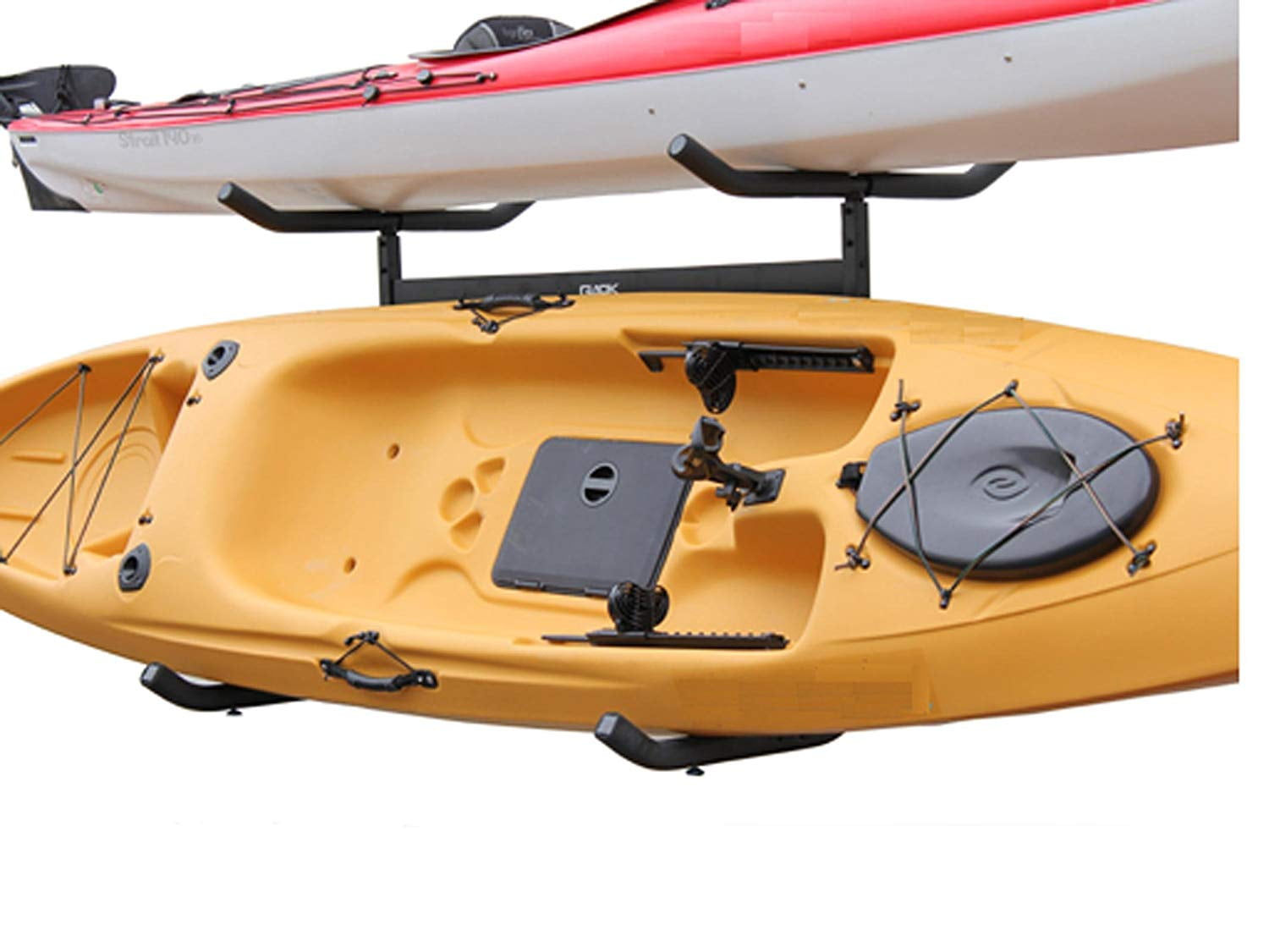 Glacik Freestanding Triple Kayak and Canoe Storage Rack, Steel with