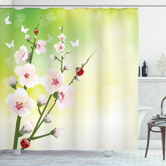 Ladybug Shower Curtains Ladybug Shower Curtains, Ladybug Shower Curtain Hooks