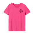 thumbnail image 1 of Camiseta de cuello redondo para mujer, camiseta básica de recuerdo suave y moderna para viajes de trabajo L, 1 of 7