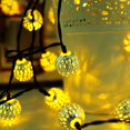 thumbnail image 4 of Solar LED Globe String Light 23ft 50LED Moroccan Fairy Light Garden Waterproof Solar Lamp with 8 Modes for Garden Party Decor, 4 of 9