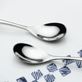 TUIBELYN 6Pcs Stainless Steel Teaspoons for Home Restaurant