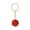 Red, variant on Hyknon Ball Key chain Keychain Silver Mirror Disco Glitter Vintage Keyring Novelty Pendant Charm Keychains Holder for Backpack Purse Bag Decor Chirstmas Tree (1inch）