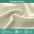 thumbnail image 5 of Lapalife Blackout Door Curtain, Thermal Insulated French Door Curtains for Privacy, Tie up Shades Tricia Door Blind, 1 Panel, 26"x 66", Beige, 5 of 8