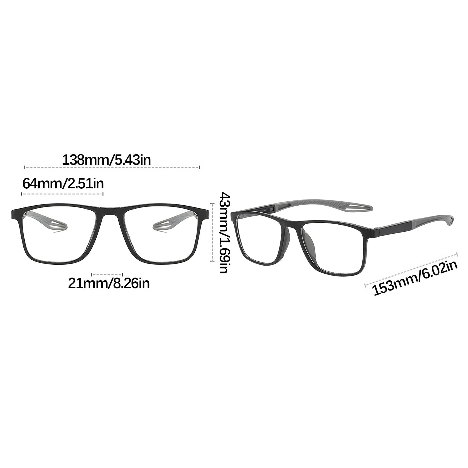 Cagogo Photochromic Bifocal Reading Glasses, Multi Focus Presbyopia Glasses for Men Women, Sporty Intelligent HD Lenses, Blue Light Blocking Computer Glasses, Indoor Outdoor Eyewear