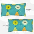 thumbnail image 7 of King Pillow Cases Standard Size - Cute Pear Blue Soft Envelope Closure Microfiber Block Print Pillow Cover, Wrinkle Stain Resistant Travel Pillow Covers Standard Size 20x36in, 7 of 7