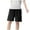 Black-06, variant on Ugoldhm Girls Ice Silk Shorts Unisex Summer Thin Casual Sport Yoga Athletic Sweat Bermuda Shorts Size 6-16