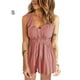 thumbnail image 5 of Sonducket Vestido de verano para mujer, senderismo, playa, fiesta de viaje, chaleco con botones para niñas, ropa de cintura alta, ropa de mezcla de conjuntos de ropa Rosado S Sonducket AP011283-01, 5 of 6