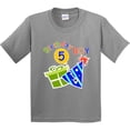 thumbnail image 3 of Inktastic Birthday Boy 5th Birthday Youth T-Shirt, 3 of 5