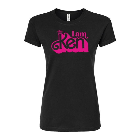 Barbie The Movie - I Am Ken - Juniors Fitted Graphic T-Shirt