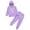 Purple-C, variant on TiaoBug Kids Girls Hoodies Tracksuit Long Sleeve Sweatshirts with Jogger Sweatpants Set Hot Pink 5-6