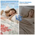 thumbnail image 2 of Red Orange Coastal Cooling Blanket,Lightweight Summer Throw Blanket with Double Sided Cold Effect,Summer Beach Starfish Coral Nautical Rustic Picnic Blankets Bed Sheet for Hot Sleepers 40"x60", 2 of 8