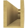 thumbnail image 4 of Ekena Millwork 6"W x 8"H x 36"L Monterey Woodgrain TimberThane Rafter Tail, Primed Tan, 4 of 6