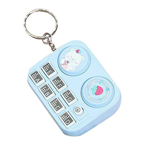 Mini Handheld Whack-A-Mole Game Keychain - Cartoon Design, Stress Relief - Reactive Toy for Kids, Adults & On-The-Go Entertainment