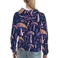 thumbnail image 7 of Haiem Floral Hippie Mushrooms for Men's Fashion Hoodies & Sweatshirts with Kangaroo Pocket,Hooded Sweatshirt with Eye-catching Drawstrings-X-Large, 7 of 7