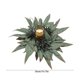 thumbnail image 3 of Corona de velas con arreglo floral artificial, decoración del hogar, estilo elegante, plegable y liviano, marco de metal, para dormitorio, velas de alta calidad, tamaño grande, construcción, 3 of 7